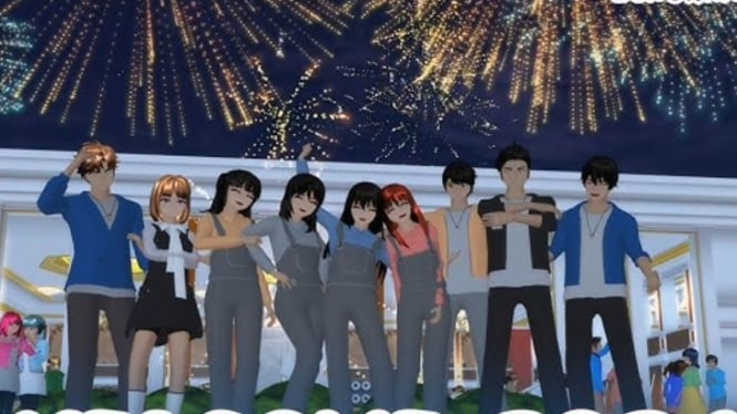Pesta Rahasia di Sakura School Simulator