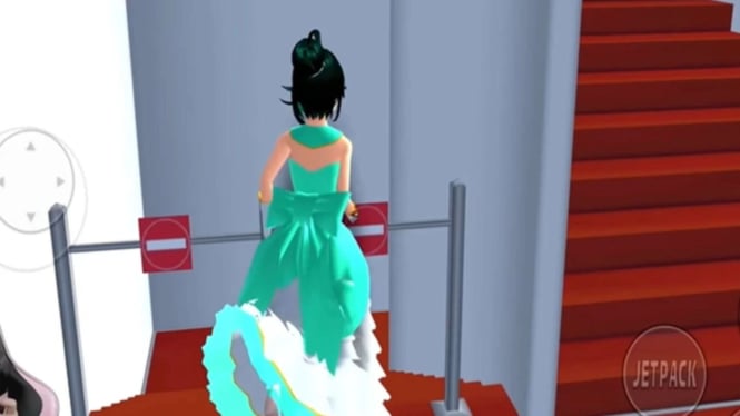 Ruang bawah tanah di Sakura School Simulator