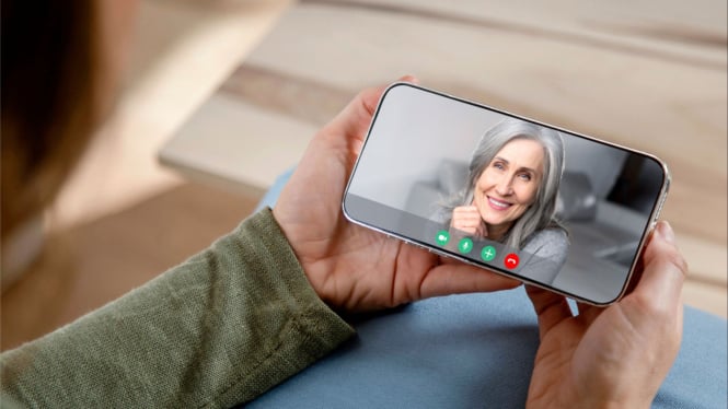 Ilustrasi video call