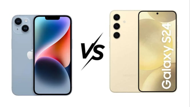 iPhone 14 vs Galaxy S24