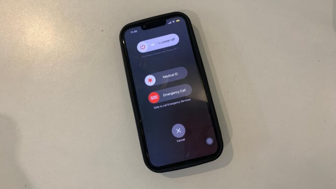 Tombol darurat iPhone/emergency call/SOS
