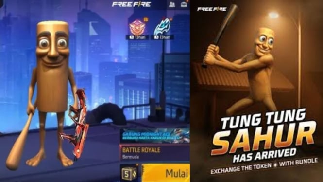 Tung Tung Tung Sahur di Free Fire