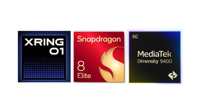 Xiaomi XRing 01 vs Snapdragon 8 Elite vs Dimensity 9400
