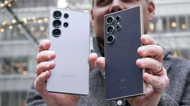 Samsung Galaxy S25 Ultra dan Galaxy S24 Ultra