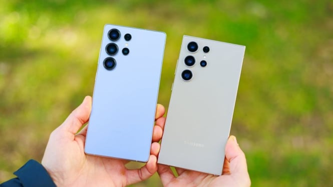 Samsung Galaxy S25 Ultra dan Galaxy S24 Ultra