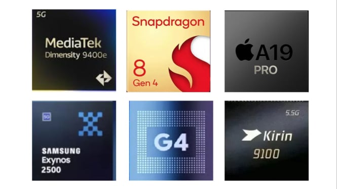 Dimensity 9400e, Snapdragon 8 Gen 4, A19 Pro, Exynos 2500