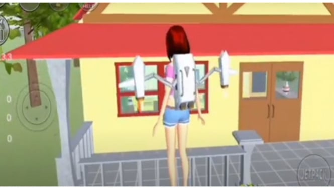Rumah Susanti Upin Ipin di Sakura School Simulator