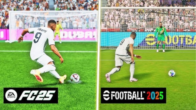 eFootball 2025 dan FC Mobile 25