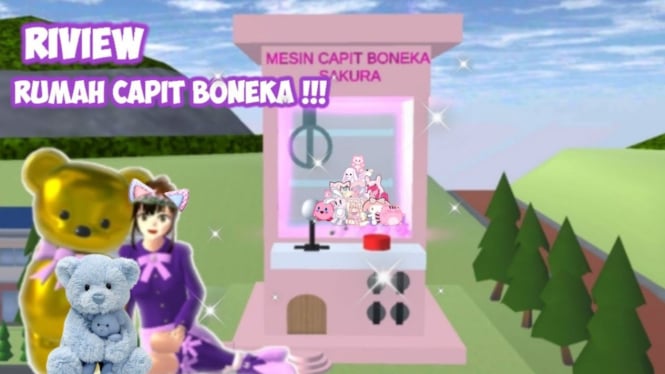 Cara Main ke Rumah Capit Boneka di Sakura School Simulator