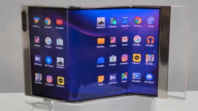 Ilustrasi Galaxy G-Fold