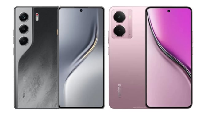 Tecno Camon 40 Pro dan Realme P3