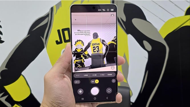 Fitur  Expert RAW di Galaxy S25 Edge/ilustrasi foto/kamera