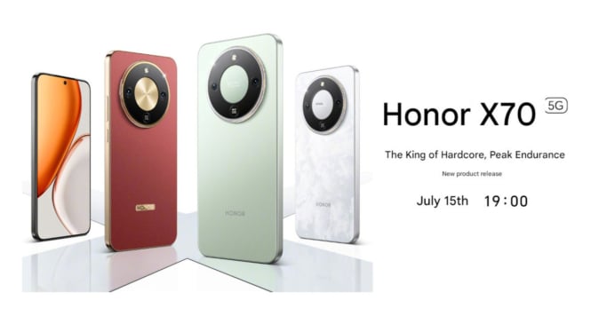 Honor X70 Siap Meluncur