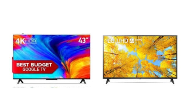 TCL A18 4K UHD dan LG UQ7500 4K Smart UHD TV