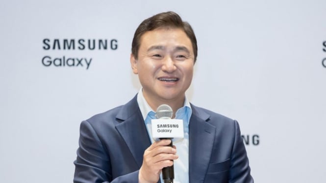 Presiden Samsung Electronics TM Roh.