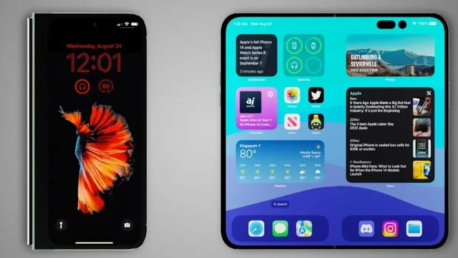 Apple Siap Luncurkan iPhone Lipat