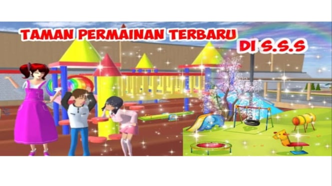 Taman Bermain di Sakura School Simulator