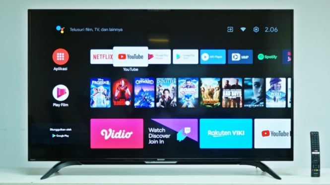 Tampilan Android TV