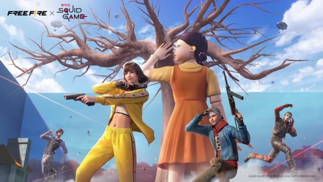 Free Fire x Squid Game.