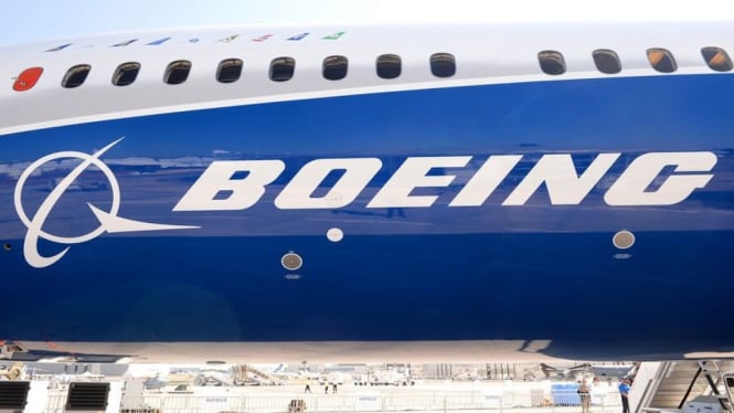 Ilustrasi Pesawat Boeing