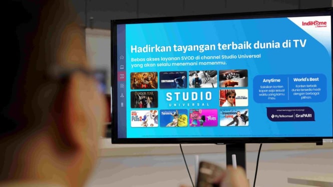 Telkomsel hadirkan studio Universal di IndiHome TV
