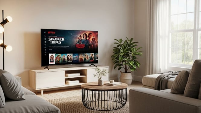 Ilustrasi smart tv 50 inch