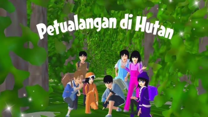 Hutan di Sakura School Simulator
