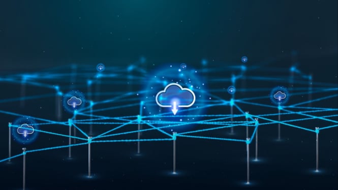 Ilustrasi Cloude Storage