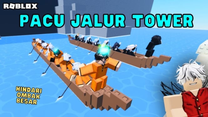 Pacu Jalur Tower di Roblox