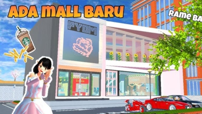 Mall Tersembunyi di Sakura School Simulator