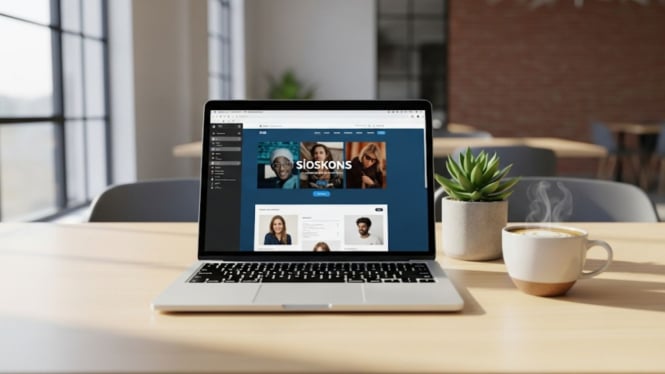 Ilustrasi laptop