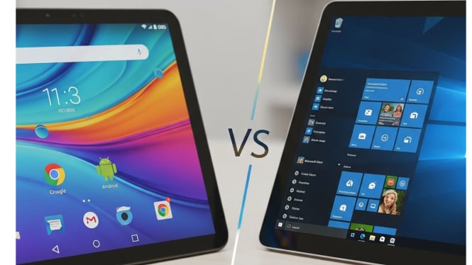 Perbandingan Tablet Android vs Tablet Windows