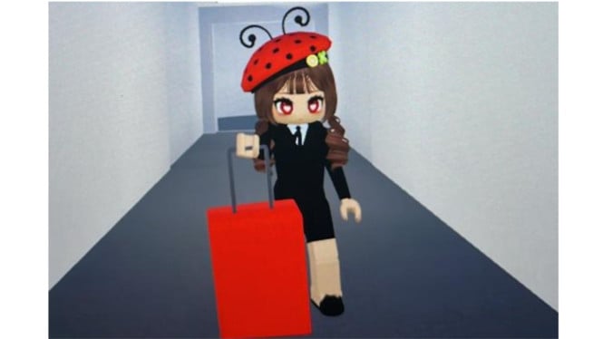 Cara jadi pramugari di Roblox