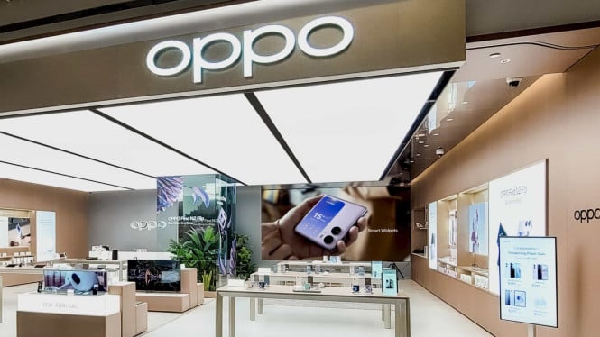 Ilustrasi Oppo Official Store
