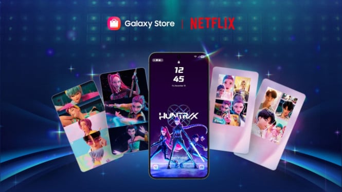 Samsung Rilis Tema KPop Demon Hunters Gratis di Galaxy Store