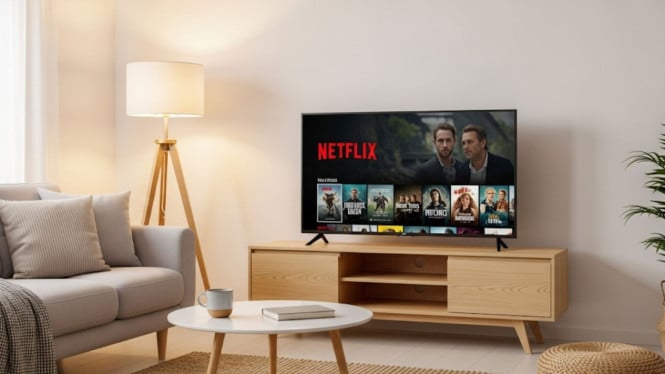 Ilustrasi smart tv 32 inch