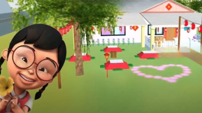 Rumah Mei Mei di Sakura School Simulator