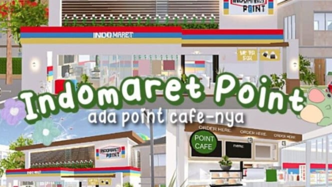 Indomaret Point Cafe di Sakura School Simulator