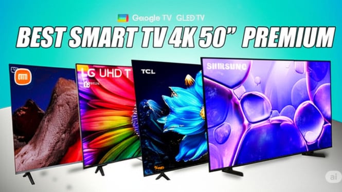 Smart TV 4K 50 Inci Terbaik 2025