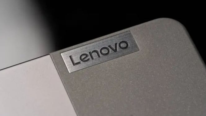 Ilustrasi Laptop Lenovo