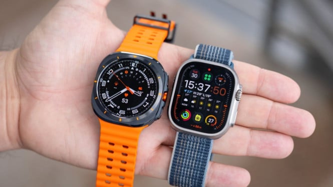 Samsung Galaxy Watch Ultra dan Apple Watch Ultra 2