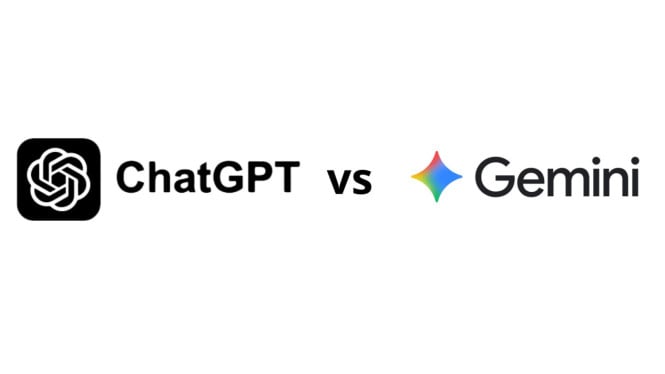 ChatGPT vs Gemini