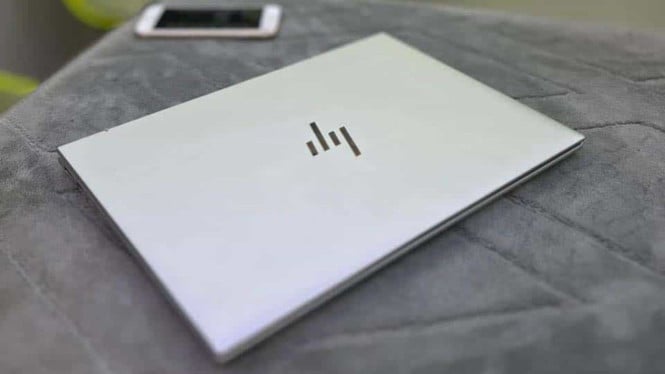 Ilustrasi Laptop HP