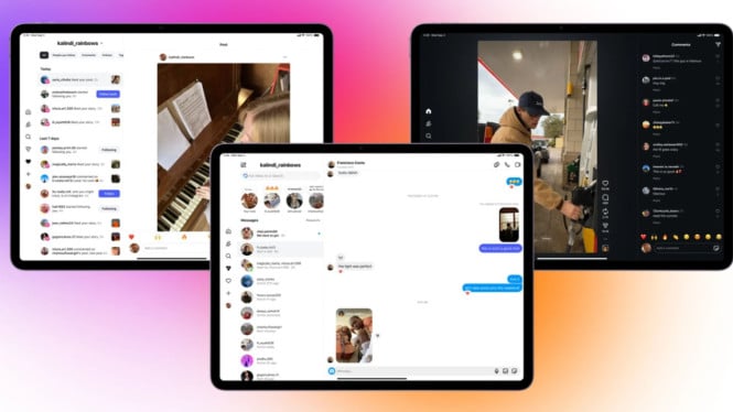 Instagram Resmi Rilis untuk iPad
