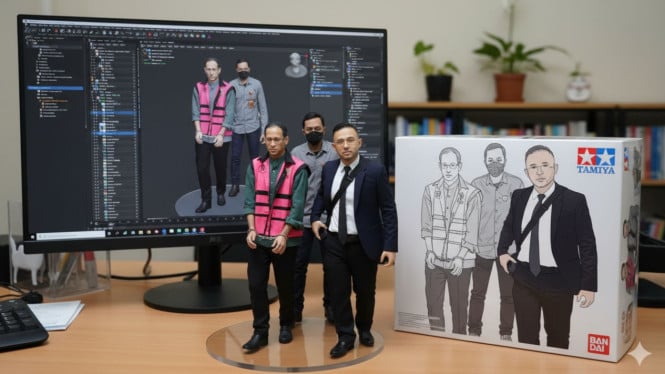 Tutorial membuat Action Figure dan Diecast Mobil dari AI