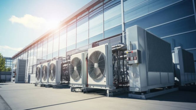 Ilustrasi teknologi HVAC.