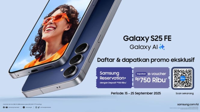 Pemesanan Galaxy S25 FE Resmi Dibuka 15 September