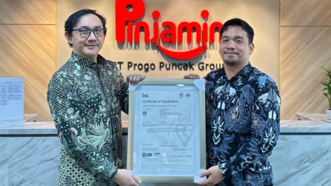 Sertifikasi keamanan informasi.