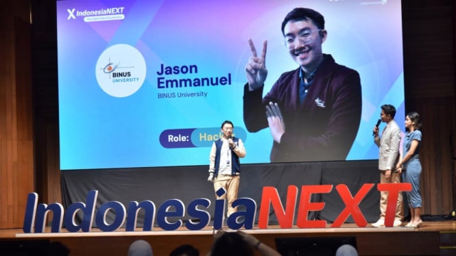 Mahasiswa Binus University, Jason Emmanuel.