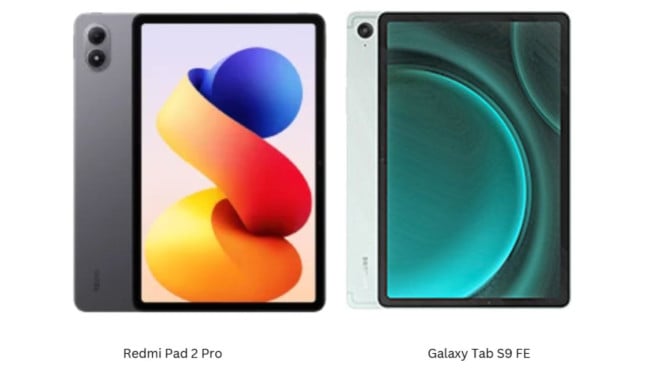 Redmi Pad 2 Pro vs Samsung Galaxy Tab S9 FE